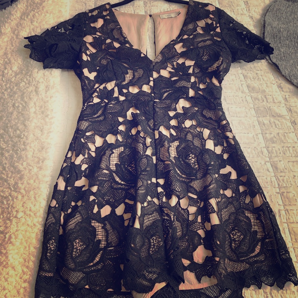 Little black romper!